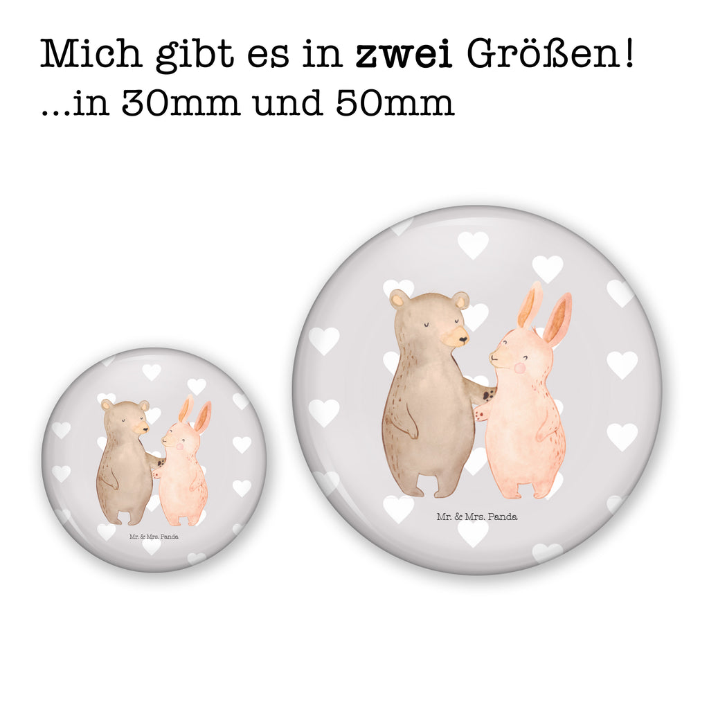 50mm Button Bär Hase Umarmen 50mm Button, Button, Pin, Anstecknadel, Liebe, Partner, Freund, Freundin, Ehemann, Ehefrau, Heiraten, Verlobung, Heiratsantrag, Liebesgeschenk, Jahrestag, Hocheitstag, Freunde, bester Freund, Hase, Bär, Bärchen, best friends