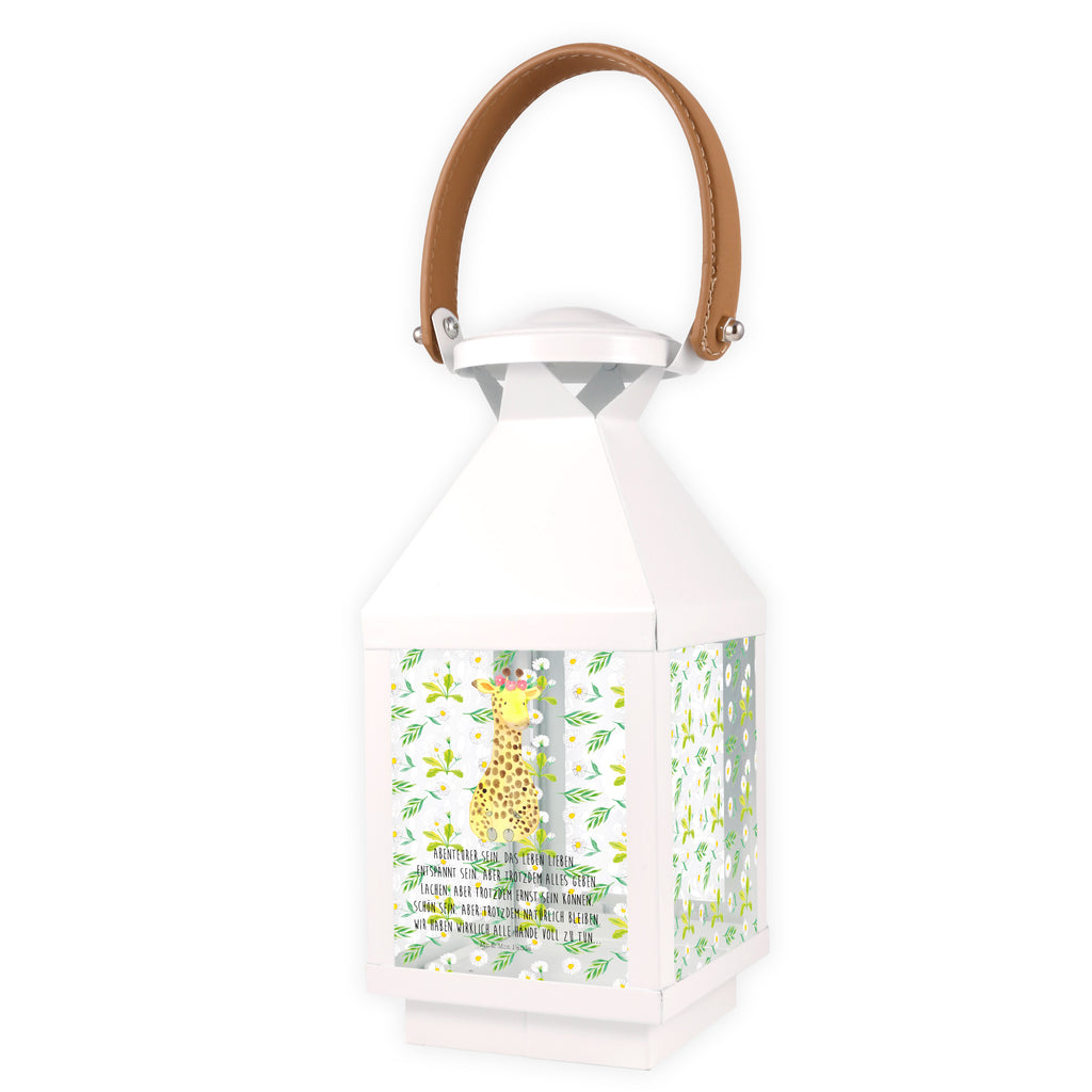 Deko Laterne Giraffe Blumenkranz Gartenlampe, Gartenleuchte, Gartendekoration, Gartenlicht, Laterne  kleine Laternen, XXL Laternen, Laterne groß, Afrika, Wildtiere, Giraffe, Blumenkranz, Abenteurer, Selbstliebe, Freundin