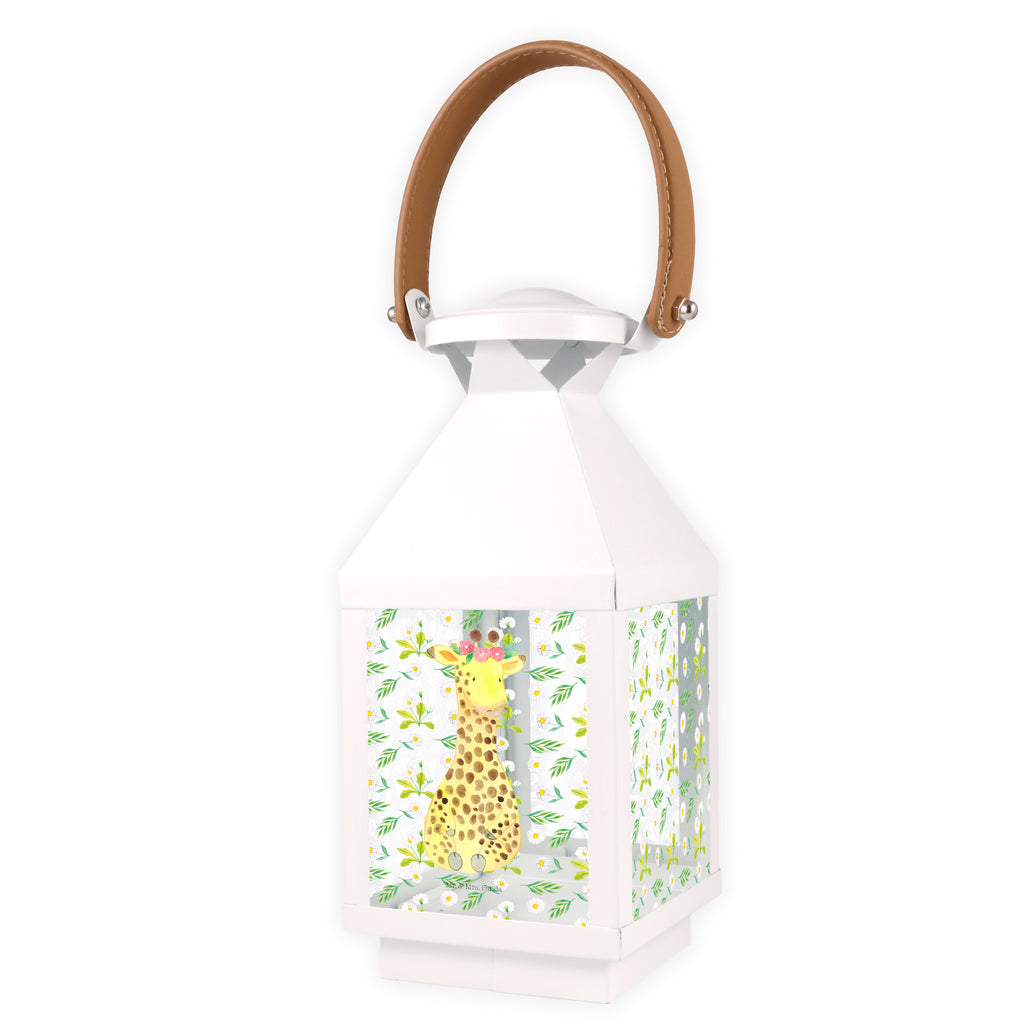Deko Laterne Giraffe Blumenkranz Gartenlampe, Gartenleuchte, Gartendekoration, Gartenlicht, Laterne  kleine Laternen, XXL Laternen, Laterne groß, Afrika, Wildtiere, Giraffe, Blumenkranz, Abenteurer, Selbstliebe, Freundin