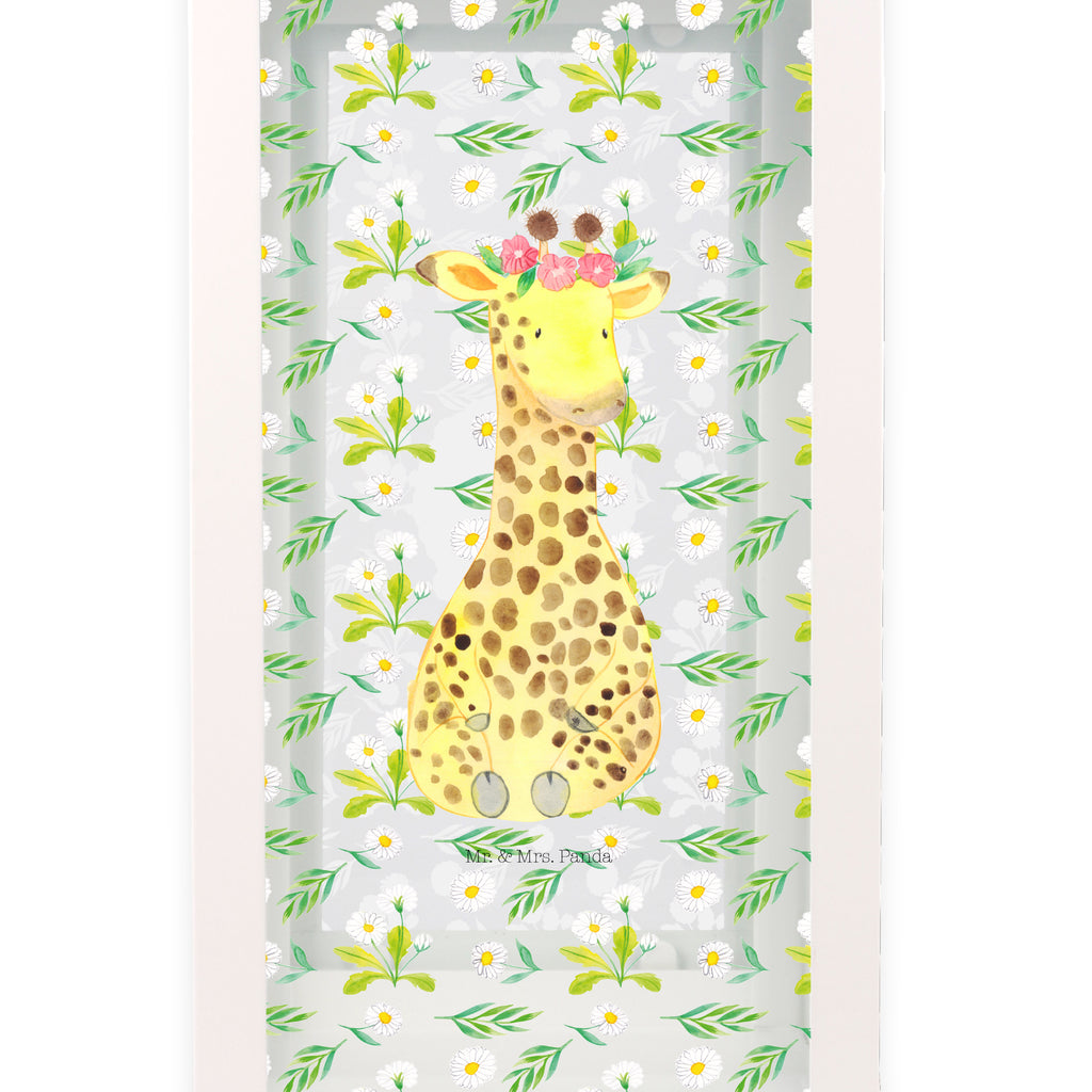 Deko Laterne Giraffe Blumenkranz Gartenlampe, Gartenleuchte, Gartendekoration, Gartenlicht, Laterne  kleine Laternen, XXL Laternen, Laterne groß, Afrika, Wildtiere, Giraffe, Blumenkranz, Abenteurer, Selbstliebe, Freundin