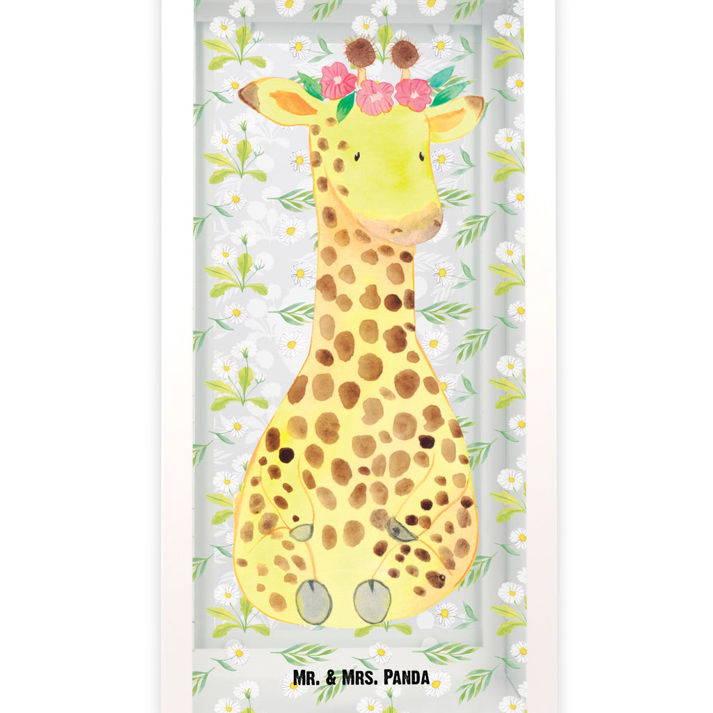 Deko Laterne Giraffe Blumenkranz Gartenlampe, Gartenleuchte, Gartendekoration, Gartenlicht, Laterne  kleine Laternen, XXL Laternen, Laterne groß, Afrika, Wildtiere, Giraffe, Blumenkranz, Abenteurer, Selbstliebe, Freundin