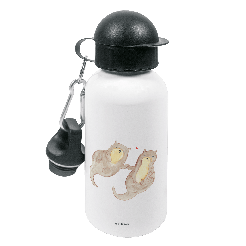Kindertrinkflasche Otter händchenhaltend Kindertrinkflasche, Kinder Trinkflasche, Trinkflasche, Flasche, Kinderflasche, Kinder, Kids, Kindergarten Flasche, Grundschule, Jungs, Mädchen, Otter, Fischotter, Seeotter, Otter Seeotter See Otter