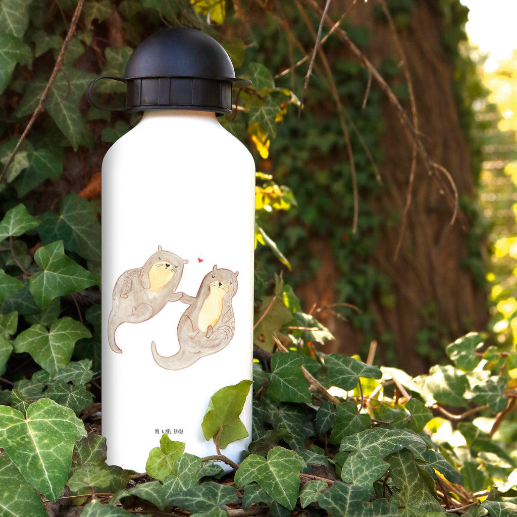Kindertrinkflasche Otter händchenhaltend Kindertrinkflasche, Kinder Trinkflasche, Trinkflasche, Flasche, Kinderflasche, Kinder, Kids, Kindergarten Flasche, Grundschule, Jungs, Mädchen, Otter, Fischotter, Seeotter, Otter Seeotter See Otter