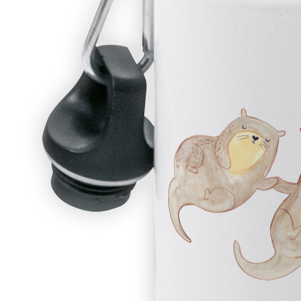 Kindertrinkflasche Otter händchenhaltend Kindertrinkflasche, Kinder Trinkflasche, Trinkflasche, Flasche, Kinderflasche, Kinder, Kids, Kindergarten Flasche, Grundschule, Jungs, Mädchen, Otter, Fischotter, Seeotter, Otter Seeotter See Otter