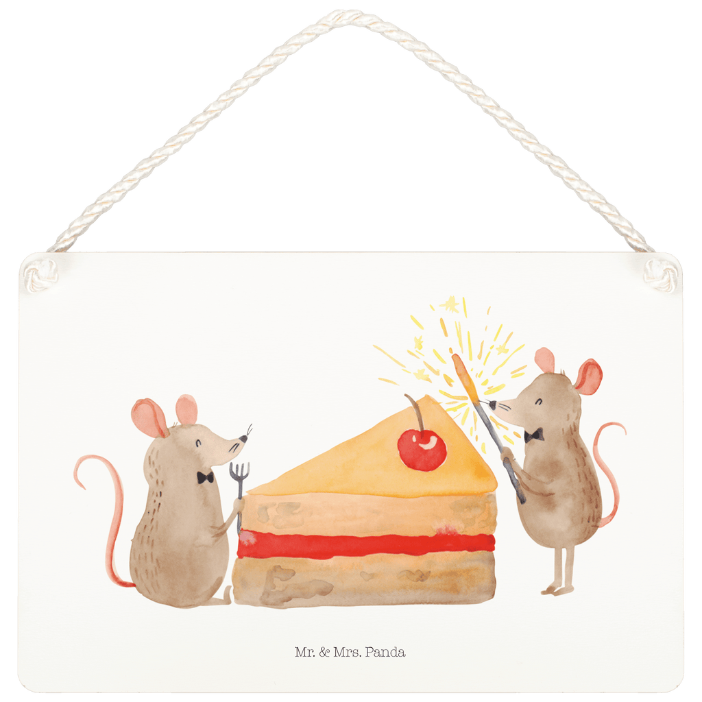 Deko Schild Mäuse Kuchen Dekoschild, Deko Schild, Schild, Tür Schild, Türschild, Holzschild, Wandschild, Wanddeko, Geburtstag, Geburtstagsgeschenk, Geschenk, Kuchen, Maus, Mäuse, Party, Leben, Glück