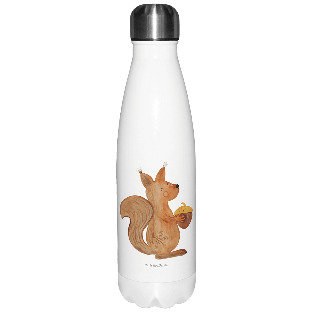 Thermosflasche Eichhörnchen Weihnachtszeit Isolierflasche, Thermoflasche, Trinkflasche, Thermos, Edelstahl, Winter, Weihnachten, Weihnachtsdeko, Nikolaus, Advent, Heiligabend, Wintermotiv, Frohe Weihnachten, Frohes neues Jahr, Guten Rutsch, Weihnachtsmotiv, Weihnachtsgruß, Neujahr, Vogel