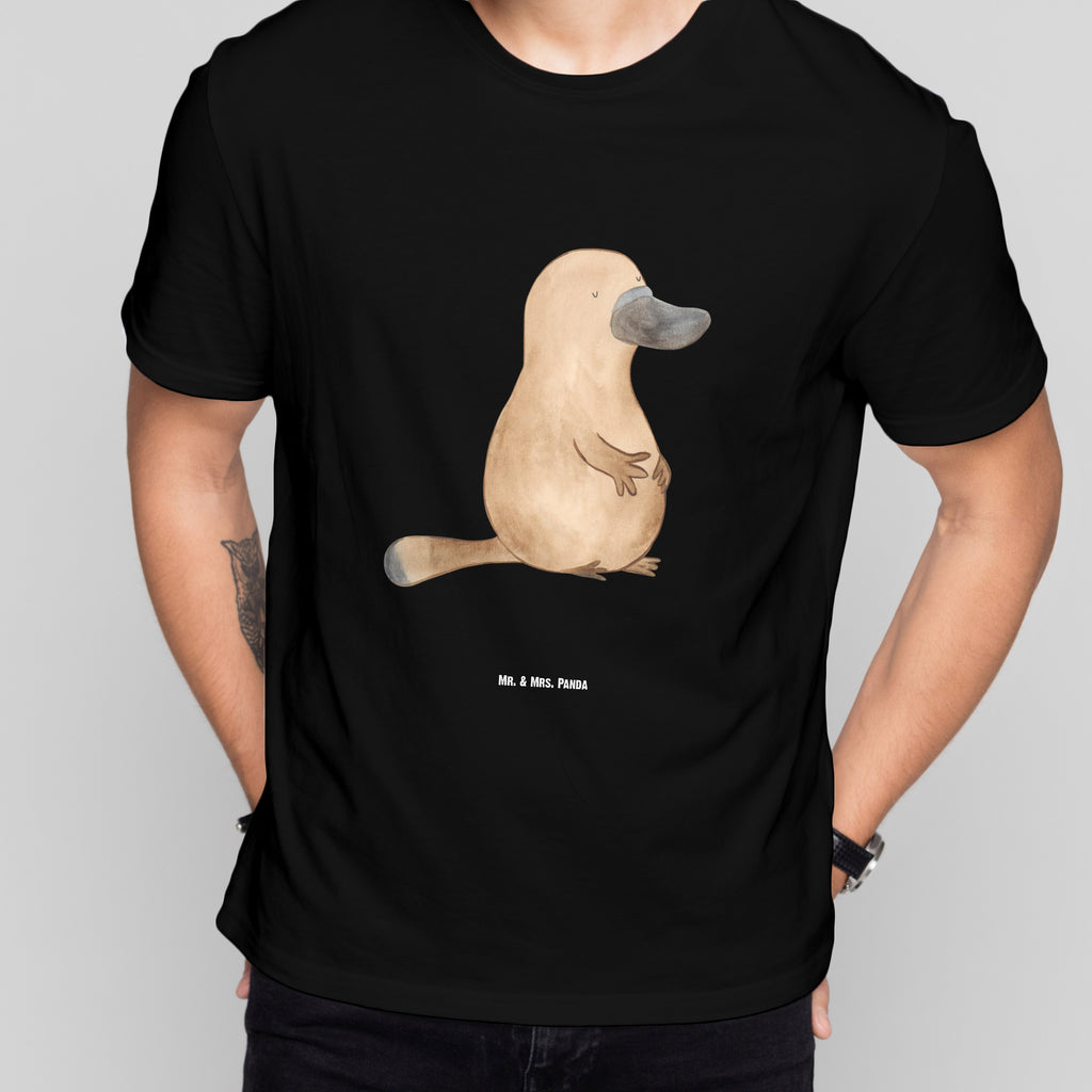 Größe XXL T-Shirt Schnabeltier mutig T-Shirt, Shirt, Tshirt, Lustiges T-Shirt, T-Shirt mit Spruch, Party, Junggesellenabschied, Jubiläum, Geburstag, Herrn, Damen, Männer, Frauen, Schlafshirt, Nachthemd, Sprüche, Meerestiere, Meer, Urlaub, Schnabeltier, Mut, mutig, Lebensweisheit, Schnabeltiere, Motivation, Training, Büro, Arbeit, Neuanfang, Neustart, Weltreise, Raodtrip