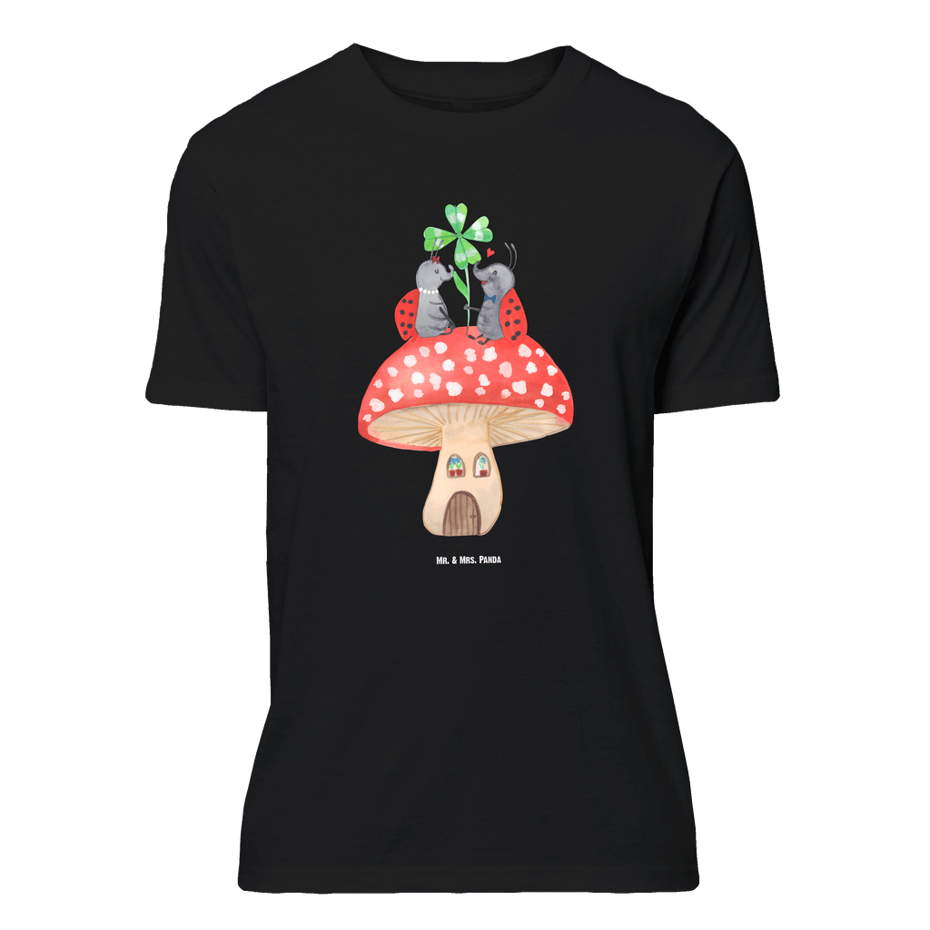 Größe L T-Shirt Marienkäfer Paar Fliegenpilz T-Shirt, Shirt, Tshirt, Lustiges T-Shirt, T-Shirt mit Spruch, Party, Junggesellenabschied, Jubiläum, Geburstag, Herrn, Damen, Männer, Frauen, Schlafshirt, Nachthemd, Sprüche, Tiermotive, Gute Laune, lustige Sprüche, Tiere, Haus, Wohnung, zuhause, Fliegenpilz, Marienkäfer, Fleigenpilzhaus