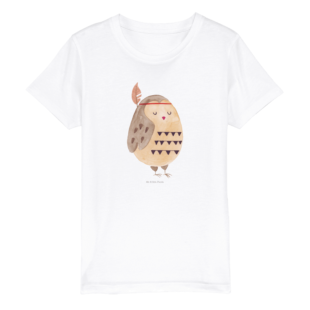 Organic Kinder T-Shirt Eule Federschmuck Kinder T-Shirt, Kinder T-Shirt Mädchen, Kinder T-Shirt Jungen, Eule, Eule Deko, Owl, Das Leben ist ein Abenteuer, Reisespruch, Federschmuck, Dekoration