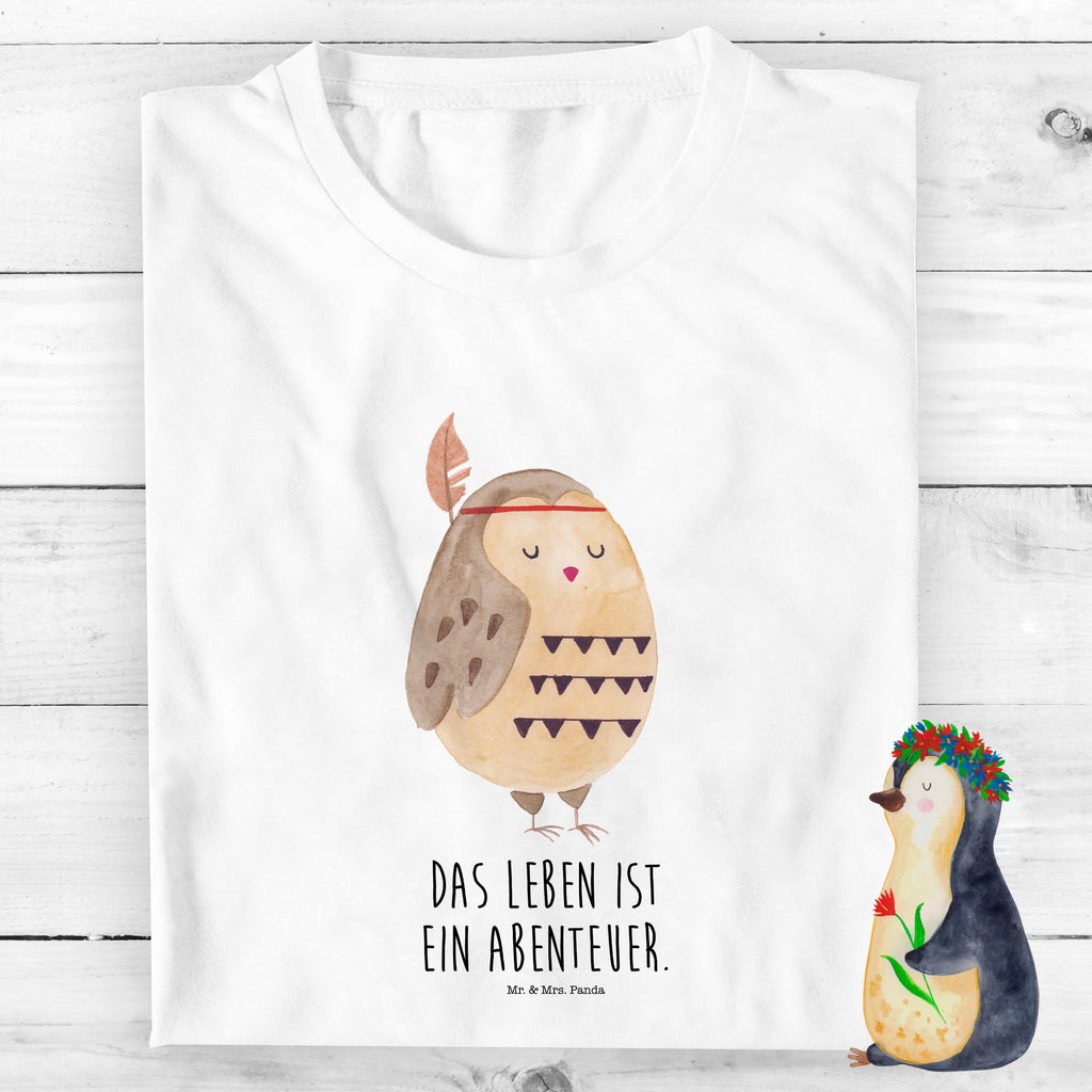 Organic Kinder T-Shirt Eule Federschmuck Kinder T-Shirt, Kinder T-Shirt Mädchen, Kinder T-Shirt Jungen, Eule, Eule Deko, Owl, Das Leben ist ein Abenteuer, Reisespruch, Federschmuck, Dekoration