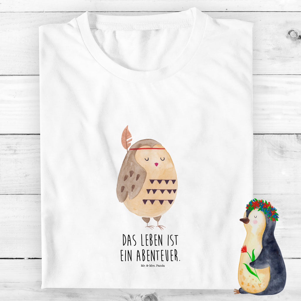 Organic Kinder T-Shirt Eule Federschmuck Kinder T-Shirt, Kinder T-Shirt Mädchen, Kinder T-Shirt Jungen, Eule, Eule Deko, Owl, Das Leben ist ein Abenteuer, Reisespruch, Federschmuck, Dekoration