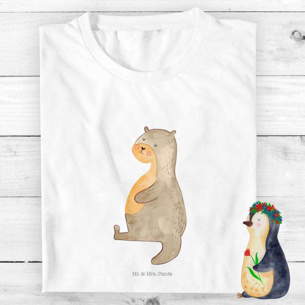 Organic Kinder T-Shirt Otter Bauch Kinder T-Shirt, Kinder T-Shirt Mädchen, Kinder T-Shirt Jungen, Otter, Fischotter, Seeotter, Otter Seeotter See Otter