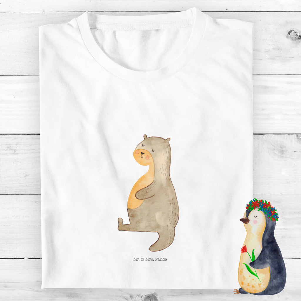 Organic Kinder T-Shirt Otter Bauch Kinder T-Shirt, Kinder T-Shirt Mädchen, Kinder T-Shirt Jungen, Otter, Fischotter, Seeotter, Otter Seeotter See Otter