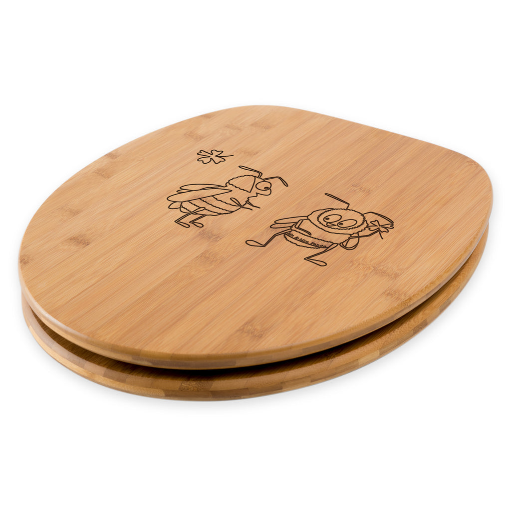 WC Sitz Hummeln mit Kleeblatt Klobrille, Klodeckel, Toilettendeckel, WC-Sitz, Toilette, Tiermotive, Gute Laune, lustige Sprüche, Tiere, Hummel, Biene, Spruch positiv, Biene Deko, Spruch schön, glücklich sein, glücklich werden, Spruch fröhlich