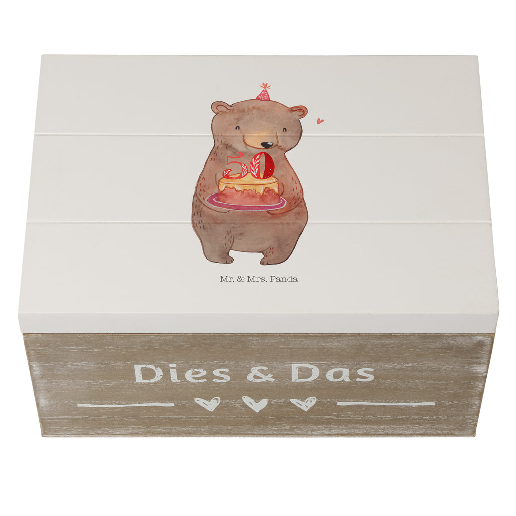 Holzkiste Bär Torte 50. Geburtstag Holzkiste, Kiste, Schatzkiste, Truhe, Schatulle, XXL, Erinnerungsbox, Erinnerungskiste, Dekokiste, Aufbewahrungsbox, Geburtstag, Geburtstagsgeschenk, Geschenk, Party, Feiern, Torte, Kuchen