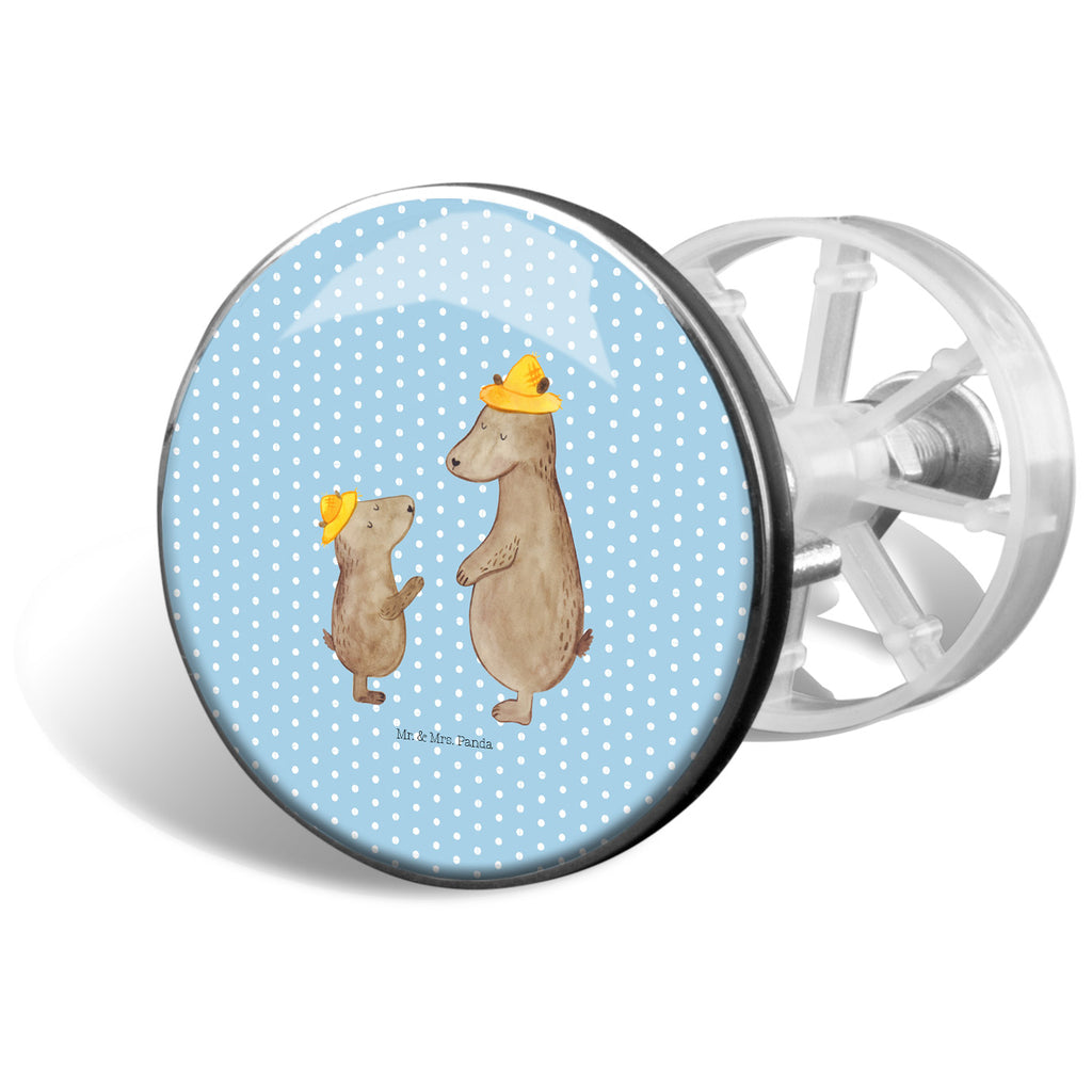 Waschbecken Stöpsel Bären mit Hut Abflussstöpsel, Stöpsel, Waschbecken, Ablaufgarnitur, Waschbecken Stopfen, Familie, Vatertag, Muttertag, Bruder, Schwester, Mama, Papa, Oma, Opa, Bär, Bären, Vater, Papi, Paps, Dad, Daddy, Lieblingsmensch, Sohn, Söhne, Kind, Kinder, Vater-Sohn, Family, Vorbild