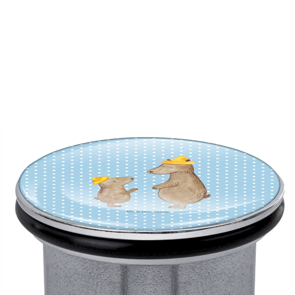 Waschbecken Stöpsel Bären mit Hut Abflussstöpsel, Stöpsel, Waschbecken, Ablaufgarnitur, Waschbecken Stopfen, Familie, Vatertag, Muttertag, Bruder, Schwester, Mama, Papa, Oma, Opa, Bär, Bären, Vater, Papi, Paps, Dad, Daddy, Lieblingsmensch, Sohn, Söhne, Kind, Kinder, Vater-Sohn, Family, Vorbild