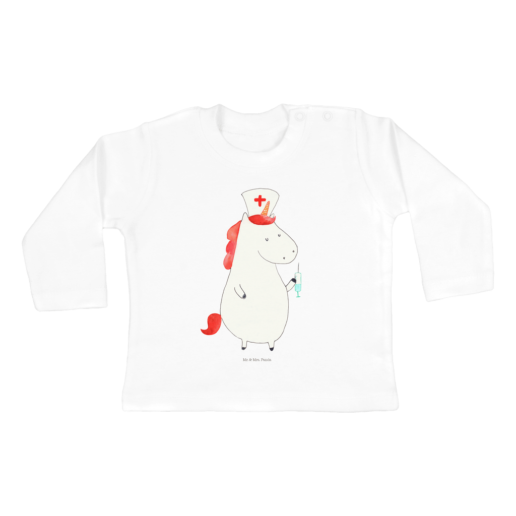 6-12 Monate Baby Longsleeve Einhorn Krankenschwester Mädchen, Jungen, Baby, Longsleeve, Langarm, Bio, Kleidung, uni, Langarmshirt, Einhorn, Einhörner, Einhorn Deko, Pegasus, Unicorn, Krankenschwester Geschenk, Krankenpfleger Geschenk, Krankenpflegerin, Krankenschwester Dankeschön, Krankenhaus, Ärztin Geschenk