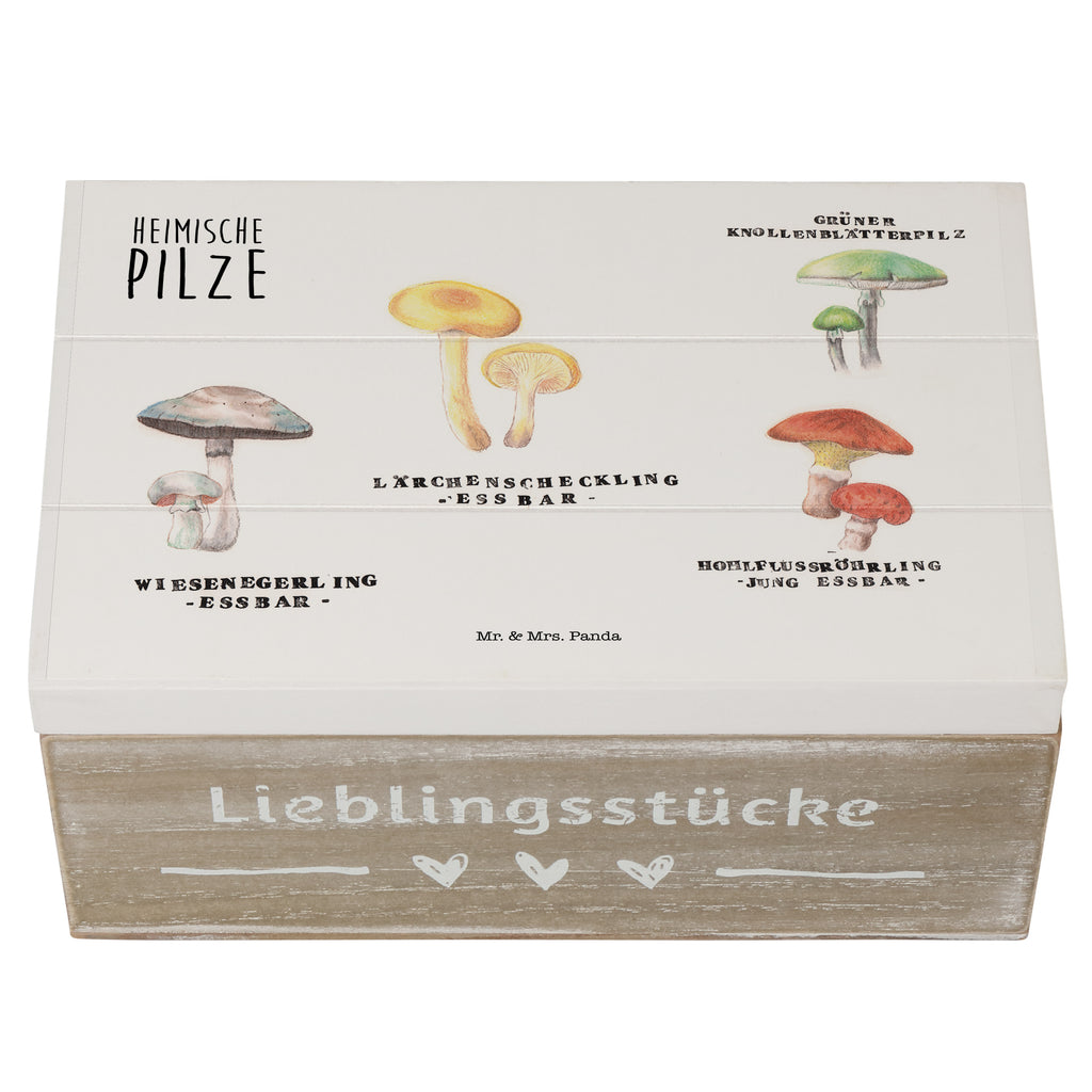 Holzkiste Heimische Pilze Holzkiste, Kiste, Schatzkiste, Truhe, Schatulle, XXL, Erinnerungsbox, Erinnerungskiste, Dekokiste, Aufbewahrungsbox, Blumen Deko, Frühlings Deko, Sommer Deko, Dekoration, positive Botschaft, Naturliebhaber, Outdoor, Natur, Abenteuer, Pilze, Pilz, Glückspilz