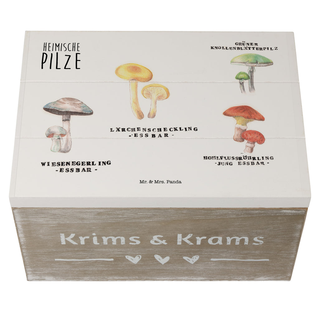 Holzkiste Heimische Pilze Holzkiste, Kiste, Schatzkiste, Truhe, Schatulle, XXL, Erinnerungsbox, Erinnerungskiste, Dekokiste, Aufbewahrungsbox, Blumen Deko, Frühlings Deko, Sommer Deko, Dekoration, positive Botschaft, Naturliebhaber, Outdoor, Natur, Abenteuer, Pilze, Pilz, Glückspilz