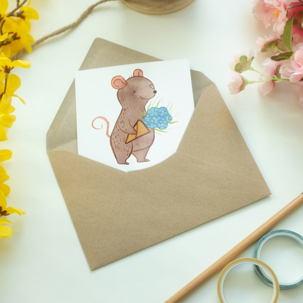 Grußkarte Florist mit Herz Klappkarte, Einladungskarte, Glückwunschkarte, Hochzeitskarte, Geburtstagskarte, Karte, Beruf, Ausbildung, Jubiläum, Abschied, Rente, Kollege, Kollegin, Geschenk, Schenken, Arbeitskollege, Mitarbeiter, Firma, Danke, Dankeschön, Blumenhändler, Florist, Blumenlanden, Blumenprofi