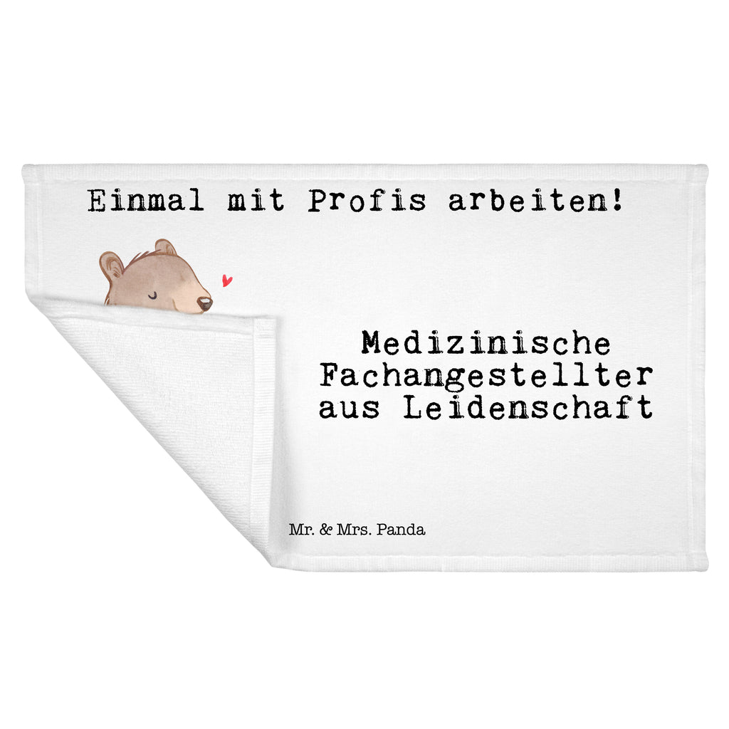 Gäste Handtuch Medizinische Fachangestellter aus Leidenschaft Gästetuch, Reisehandtuch, Sport Handtuch, Frottier, Kinder Handtuch, Beruf, Ausbildung, Jubiläum, Abschied, Rente, Kollege, Kollegin, Geschenk, Schenken, Arbeitskollege, Mitarbeiter, Firma, Danke, Dankeschön, Arzthelfer, Medizinischer Fachangestellter, Sprechstundenhilfe