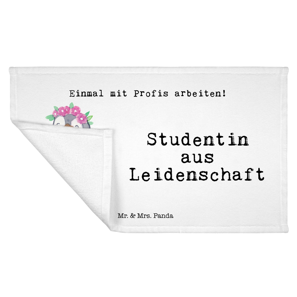 Gäste Handtuch Studentin aus Leidenschaft Gästetuch, Reisehandtuch, Sport Handtuch, Frottier, Kinder Handtuch, Beruf, Ausbildung, Jubiläum, Abschied, Rente, Kollege, Kollegin, Geschenk, Schenken, Arbeitskollege, Mitarbeiter, Firma, Danke, Dankeschön