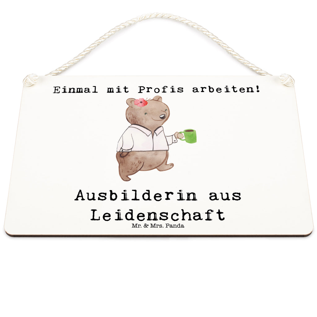 Deko Schild Ausbilderin aus Leidenschaft Dekoschild, Deko Schild, Schild, Tür Schild, Türschild, Holzschild, Wandschild, Wanddeko, Beruf, Ausbildung, Jubiläum, Abschied, Rente, Kollege, Kollegin, Geschenk, Schenken, Arbeitskollege, Mitarbeiter, Firma, Danke, Dankeschön, Ausbilderin, Tutorin, Ausbilderprüfung