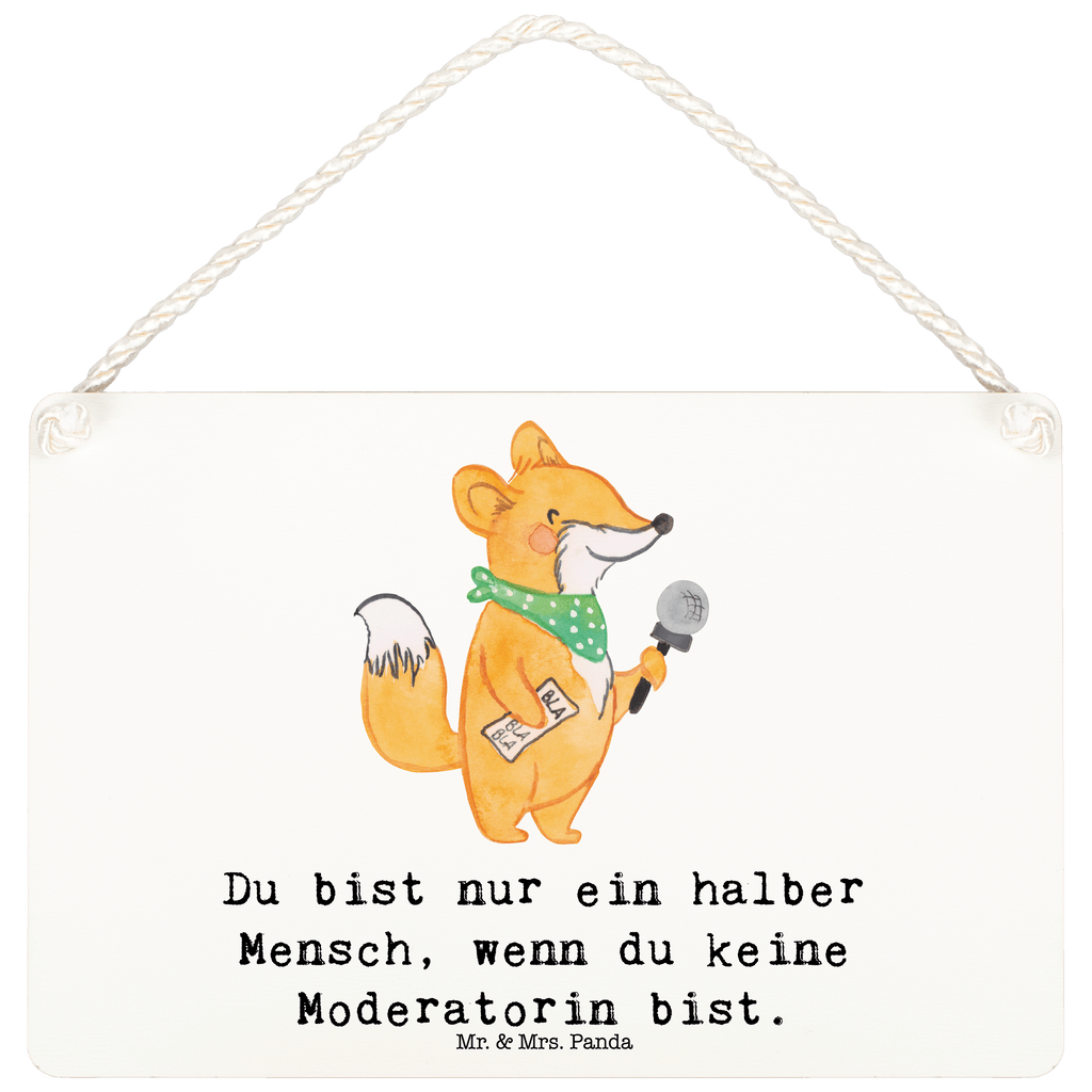 Deko Schild Moderatorin mit Herz Dekoschild, Deko Schild, Schild, Tür Schild, Türschild, Holzschild, Wandschild, Wanddeko, Beruf, Ausbildung, Jubiläum, Abschied, Rente, Kollege, Kollegin, Geschenk, Schenken, Arbeitskollege, Mitarbeiter, Firma, Danke, Dankeschön