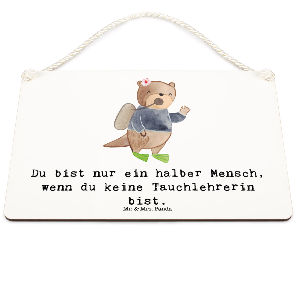 Deko Schild Tauchlehrerin mit Herz Dekoschild, Deko Schild, Schild, Tür Schild, Türschild, Holzschild, Wandschild, Wanddeko, Beruf, Ausbildung, Jubiläum, Abschied, Rente, Kollege, Kollegin, Geschenk, Schenken, Arbeitskollege, Mitarbeiter, Firma, Danke, Dankeschön