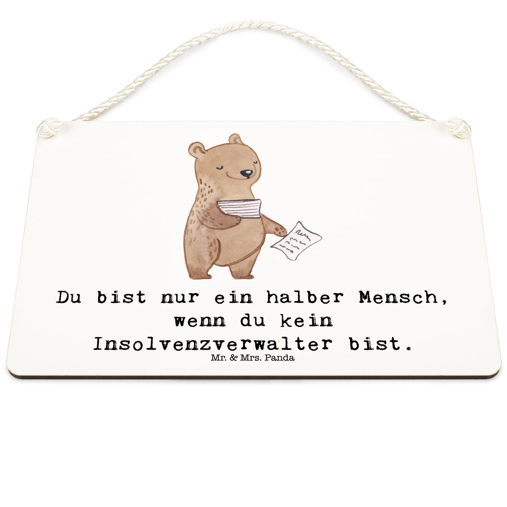 Deko Schild Insolvenzverwalter mit Herz Dekoschild, Deko Schild, Schild, Tür Schild, Türschild, Holzschild, Wandschild, Wanddeko, Beruf, Ausbildung, Jubiläum, Abschied, Rente, Kollege, Kollegin, Geschenk, Schenken, Arbeitskollege, Mitarbeiter, Firma, Danke, Dankeschön