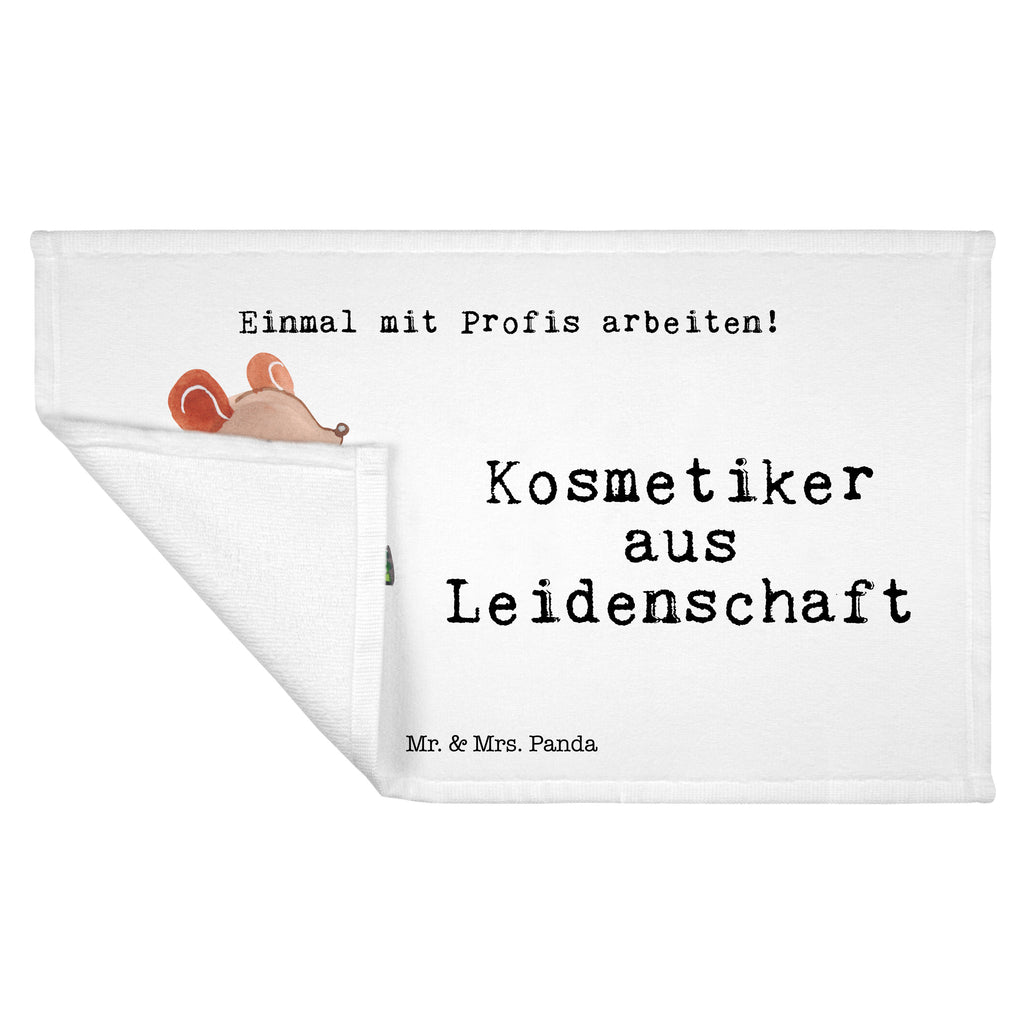 Gäste Handtuch Kosmetiker aus Leidenschaft Gästetuch, Reisehandtuch, Sport Handtuch, Frottier, Kinder Handtuch, Beruf, Ausbildung, Jubiläum, Abschied, Rente, Kollege, Kollegin, Geschenk, Schenken, Arbeitskollege, Mitarbeiter, Firma, Danke, Dankeschön, Kosmetiker, Make Up Artist, Maskenbildner, Visagist, Beauty Salon, Kosmetikstudio, Eröffnung