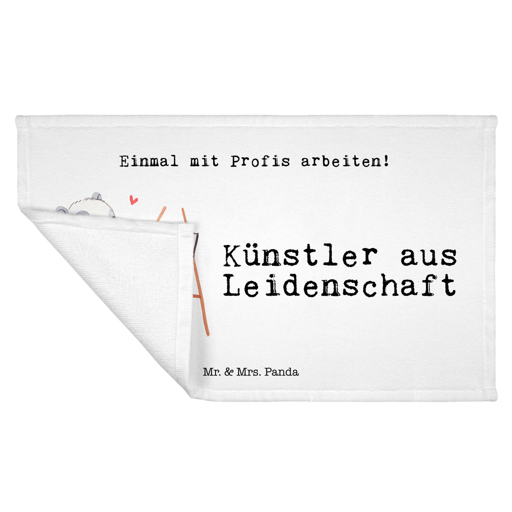 Gäste Handtuch Künstler aus Leidenschaft Gästetuch, Reisehandtuch, Sport Handtuch, Frottier, Kinder Handtuch, Beruf, Ausbildung, Jubiläum, Abschied, Rente, Kollege, Kollegin, Geschenk, Schenken, Arbeitskollege, Mitarbeiter, Firma, Danke, Dankeschön, Künstler, Maler, Kunstmaler, Galerie Eröffnung, Kunstschule