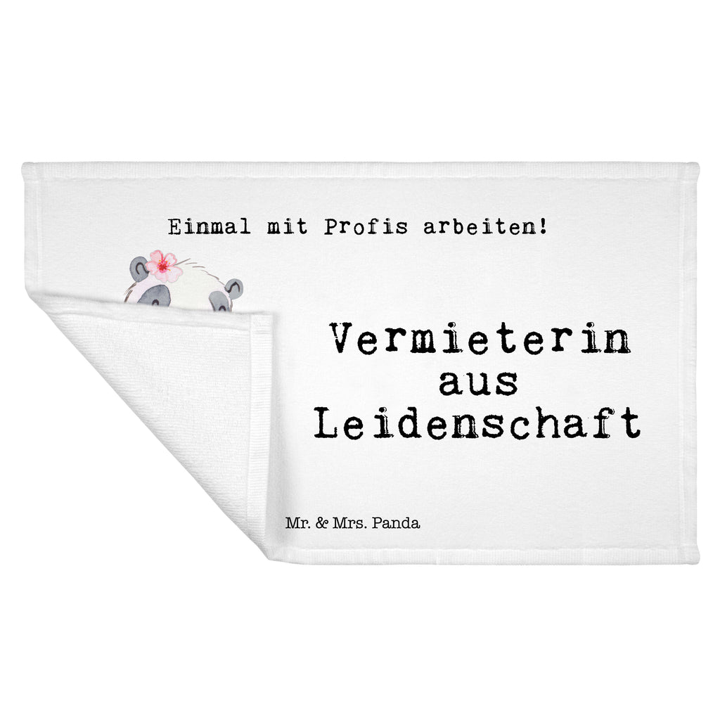Gäste Handtuch Vermieterin aus Leidenschaft Gästetuch, Reisehandtuch, Sport Handtuch, Frottier, Kinder Handtuch, Beruf, Ausbildung, Jubiläum, Abschied, Rente, Kollege, Kollegin, Geschenk, Schenken, Arbeitskollege, Mitarbeiter, Firma, Danke, Dankeschön