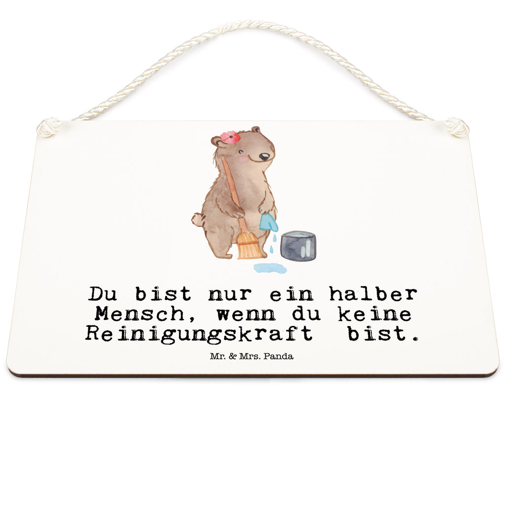 Deko Schild Reinigungskraft mit Herz Dekoschild, Deko Schild, Schild, Tür Schild, Türschild, Holzschild, Wandschild, Wanddeko, Beruf, Ausbildung, Jubiläum, Abschied, Rente, Kollege, Kollegin, Geschenk, Schenken, Arbeitskollege, Mitarbeiter, Firma, Danke, Dankeschön