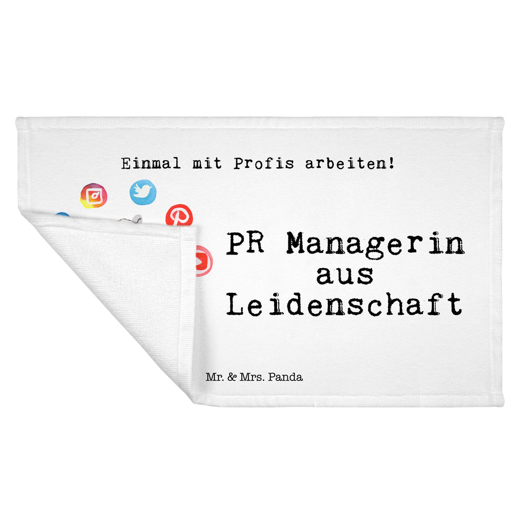 Gäste Handtuch PR Managerin aus Leidenschaft Gästetuch, Reisehandtuch, Sport Handtuch, Frottier, Kinder Handtuch, Beruf, Ausbildung, Jubiläum, Abschied, Rente, Kollege, Kollegin, Geschenk, Schenken, Arbeitskollege, Mitarbeiter, Firma, Danke, Dankeschön