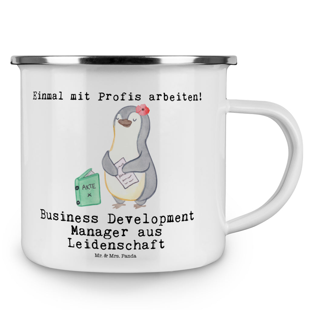 Camping Emaille Tasse Business Development Manager aus Leidenschaft Campingtasse, Trinkbecher, Metalltasse, Outdoor Tasse, Emaille Trinkbecher, Blechtasse Outdoor, Emaille Campingbecher, Edelstahl Trinkbecher, Metalltasse für Camping, Kaffee Blechtasse, Camping Tasse Metall, Beruf, Ausbildung, Jubiläum, Abschied, Rente, Kollege, Kollegin, Geschenk, Schenken, Arbeitskollege, Mitarbeiter, Firma, Danke, Dankeschön