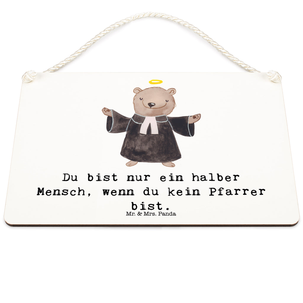 Deko Schild Pfarrer mit Herz Dekoschild, Deko Schild, Schild, Tür Schild, Türschild, Holzschild, Wandschild, Wanddeko, Beruf, Ausbildung, Jubiläum, Abschied, Rente, Kollege, Kollegin, Geschenk, Schenken, Arbeitskollege, Mitarbeiter, Firma, Danke, Dankeschön, Pastor, Diener Gottes<br />Geistlicher, Pfarrer, Prediger<br />Priester, Theologe, Kirche