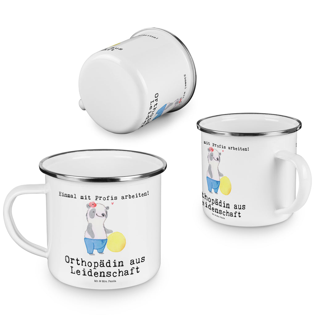 Camping Emaille Tasse Orthopädin aus Leidenschaft Campingtasse, Trinkbecher, Metalltasse, Outdoor Tasse, Emaille Trinkbecher, Blechtasse Outdoor, Emaille Campingbecher, Edelstahl Trinkbecher, Metalltasse für Camping, Kaffee Blechtasse, Camping Tasse Metall, Beruf, Ausbildung, Jubiläum, Abschied, Rente, Kollege, Kollegin, Geschenk, Schenken, Arbeitskollege, Mitarbeiter, Firma, Danke, Dankeschön, Orthopädin, Fachärztin, Orthopädie, Praxis, Eröffnung