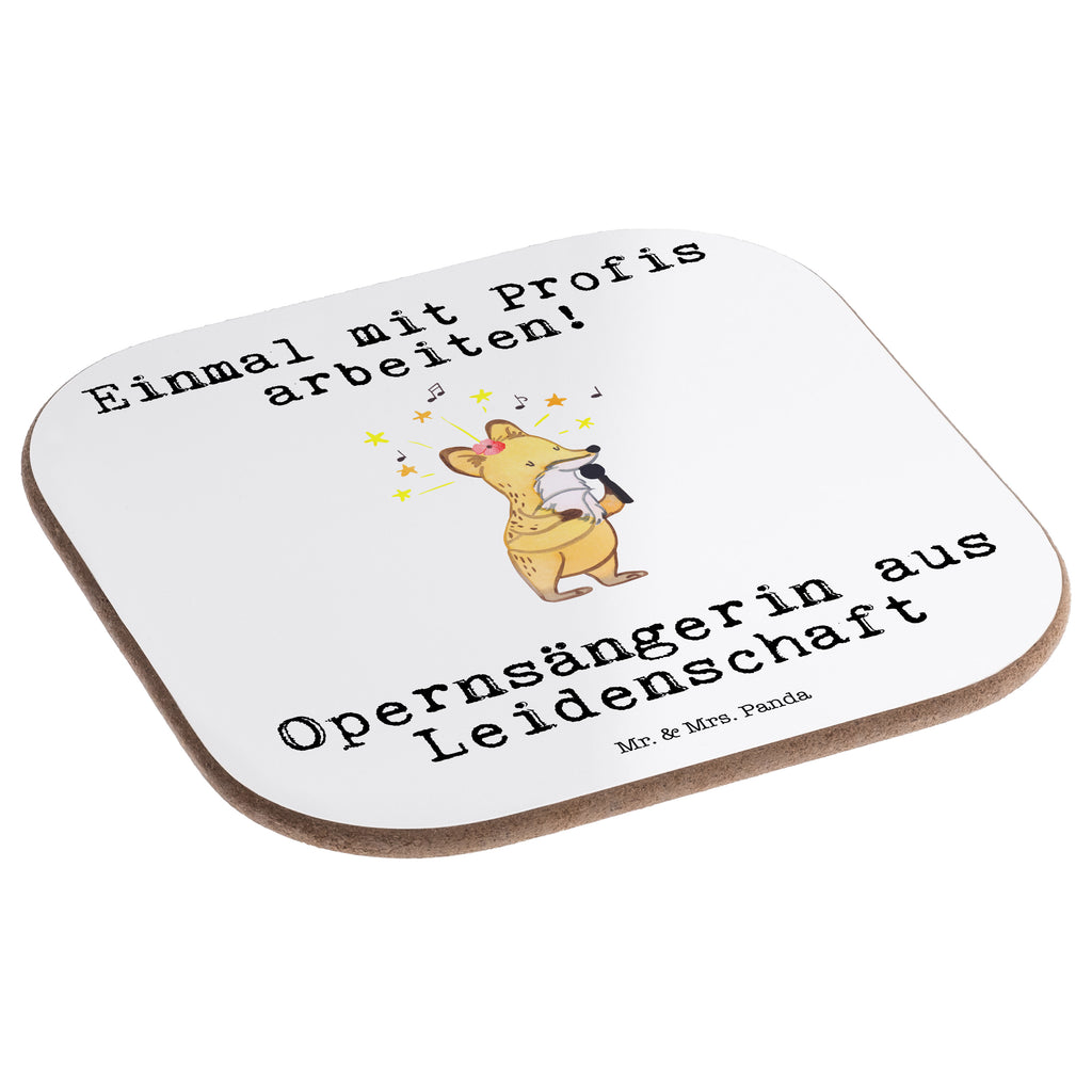 Quadratische Untersetzer Opernsängerin aus Leidenschaft Bierdeckel, Glasuntersetzer, Untersetzer Gläser, Getränkeuntersetzer, Beruf, Ausbildung, Jubiläum, Abschied, Rente, Kollege, Kollegin, Geschenk, Schenken, Arbeitskollege, Mitarbeiter, Firma, Danke, Dankeschön