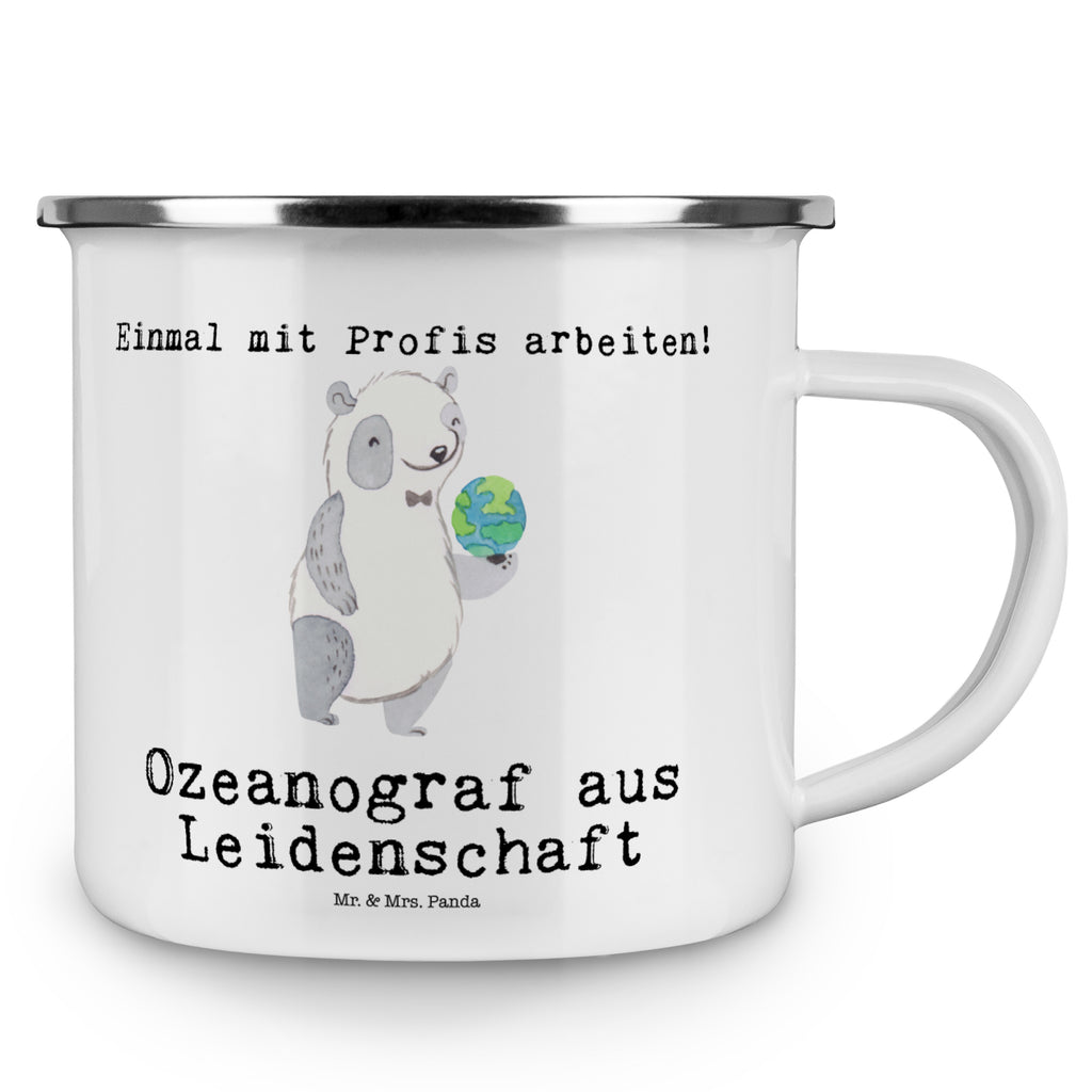 Camping Emaille Tasse Ozeanograf aus Leidenschaft Campingtasse, Trinkbecher, Metalltasse, Outdoor Tasse, Emaille Trinkbecher, Blechtasse Outdoor, Emaille Campingbecher, Edelstahl Trinkbecher, Metalltasse für Camping, Kaffee Blechtasse, Camping Tasse Metall, Beruf, Ausbildung, Jubiläum, Abschied, Rente, Kollege, Kollegin, Geschenk, Schenken, Arbeitskollege, Mitarbeiter, Firma, Danke, Dankeschön, Ozeanograf, Meeresbiologe, Meereskundler, Naturwissenschaftler, Meeresforscher, maritime Forschung, Studium