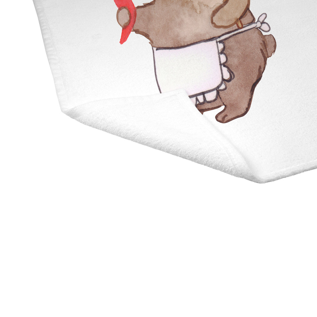 Gäste Handtuch Köchin mit Herz Gästetuch, Reisehandtuch, Sport Handtuch, Frottier, Kinder Handtuch, Beruf, Ausbildung, Jubiläum, Abschied, Rente, Kollege, Kollegin, Geschenk, Schenken, Arbeitskollege, Mitarbeiter, Firma, Danke, Dankeschön, Köchin, Chefköchin, Küchenchefin, Küchenmeisterin, Schiffsköchin, Sterneköchin, Fernsehköchin, Restaurant