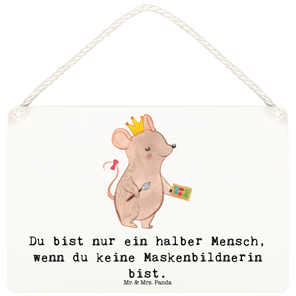 Deko Schild Maskenbildnerin mit Herz Dekoschild, Deko Schild, Schild, Tür Schild, Türschild, Holzschild, Wandschild, Wanddeko, Beruf, Ausbildung, Jubiläum, Abschied, Rente, Kollege, Kollegin, Geschenk, Schenken, Arbeitskollege, Mitarbeiter, Firma, Danke, Dankeschön, Kosmetikerin, Make Up Artist, Maskenbildnerin, Visagistin, Beauty Salon, Kosmetikstudio, Eröffnung