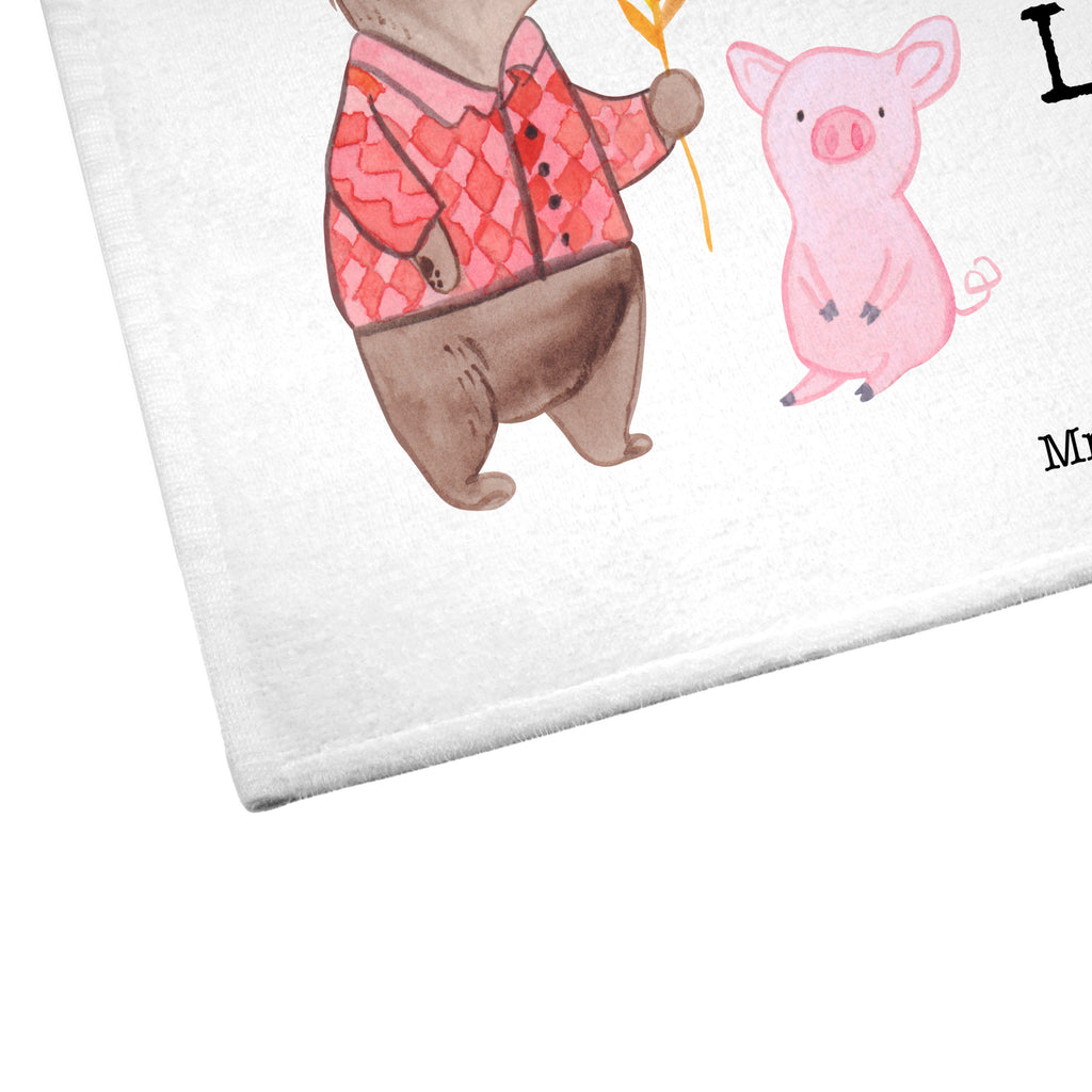 Gäste Handtuch Landwirt aus Leidenschaft Gästetuch, Reisehandtuch, Sport Handtuch, Frottier, Kinder Handtuch, Beruf, Ausbildung, Jubiläum, Abschied, Rente, Kollege, Kollegin, Geschenk, Schenken, Arbeitskollege, Mitarbeiter, Firma, Danke, Dankeschön, Landwirt; Bauer, Tierwirt, Agronom, Farmer, Bauernhof