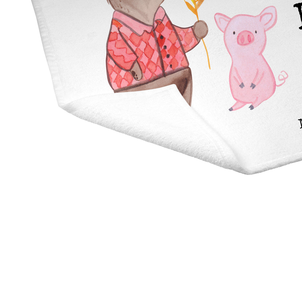 Gäste Handtuch Landwirt aus Leidenschaft Gästetuch, Reisehandtuch, Sport Handtuch, Frottier, Kinder Handtuch, Beruf, Ausbildung, Jubiläum, Abschied, Rente, Kollege, Kollegin, Geschenk, Schenken, Arbeitskollege, Mitarbeiter, Firma, Danke, Dankeschön, Landwirt; Bauer, Tierwirt, Agronom, Farmer, Bauernhof