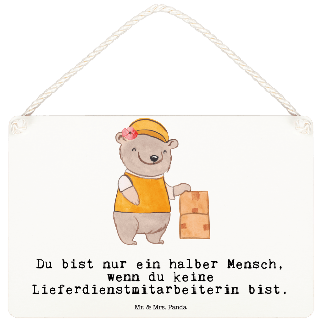 Deko Schild Lieferdienstmitarbeiterin mit Herz Dekoschild, Deko Schild, Schild, Tür Schild, Türschild, Holzschild, Wandschild, Wanddeko, Beruf, Ausbildung, Jubiläum, Abschied, Rente, Kollege, Kollegin, Geschenk, Schenken, Arbeitskollege, Mitarbeiter, Firma, Danke, Dankeschön, Lieferdienstmitarbeiterin, Pizzabäckerin, Pizzabotin, Pizzabringdienst, Lieferbringdienst