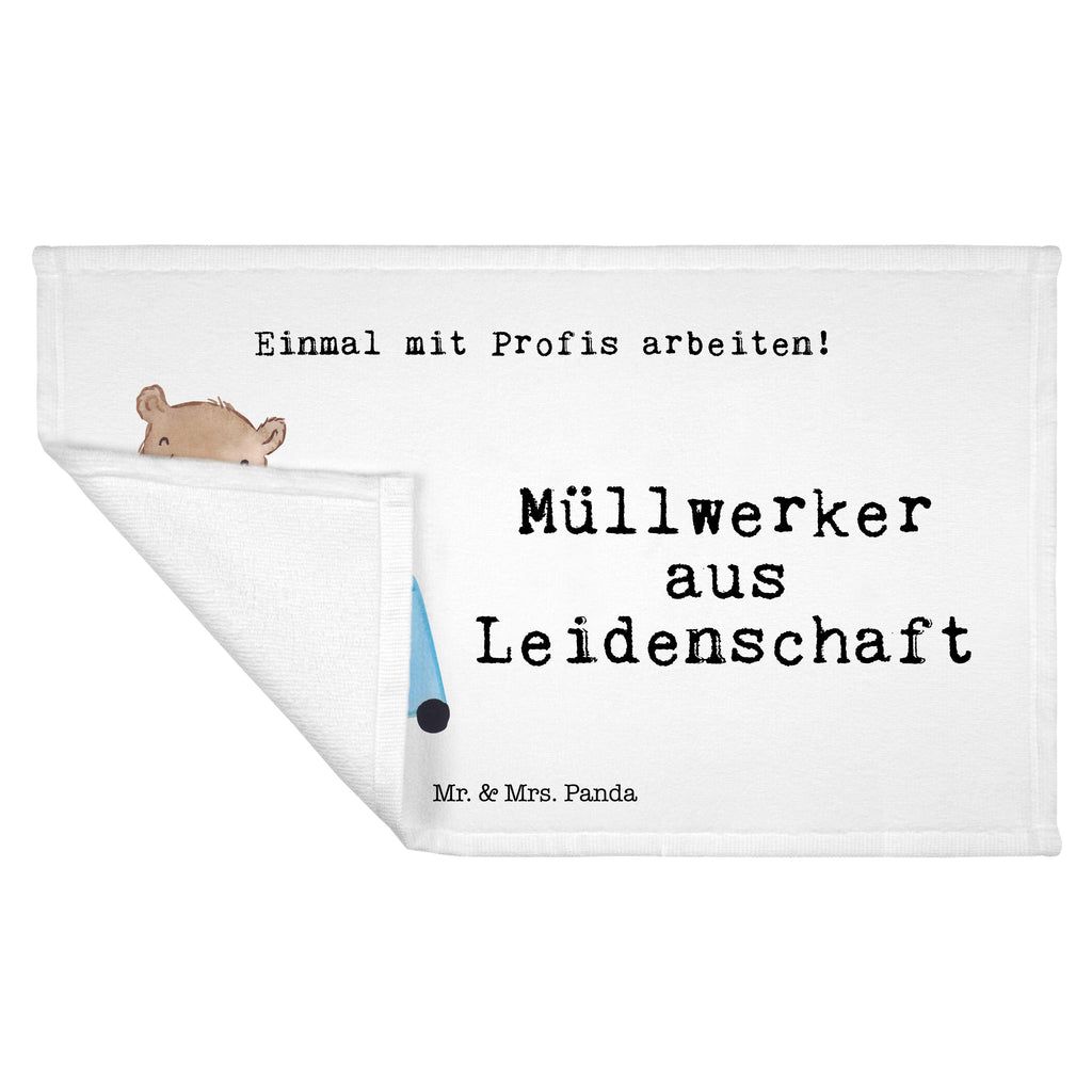 Gäste Handtuch Müllwerker aus Leidenschaft Gästetuch, Reisehandtuch, Sport Handtuch, Frottier, Kinder Handtuch, Beruf, Ausbildung, Jubiläum, Abschied, Rente, Kollege, Kollegin, Geschenk, Schenken, Arbeitskollege, Mitarbeiter, Firma, Danke, Dankeschön, Müllwerker, Fachkraft Kreislauf- und Abfallwirtschaft, Müllentsorger, Kehrichtmann, Müllmann, Müllfahrer