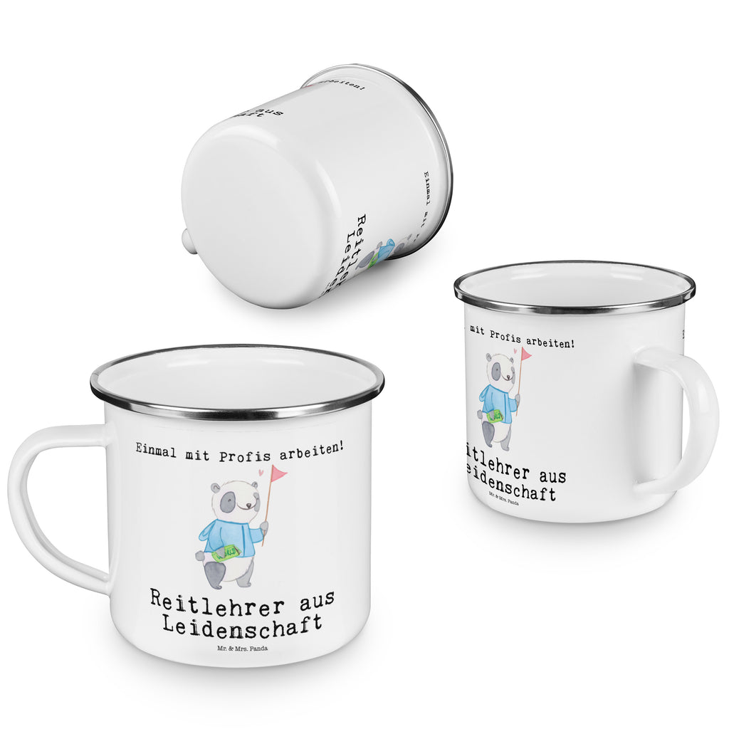 Camping Emaille Tasse Reitlehrer aus Leidenschaft Campingtasse, Trinkbecher, Metalltasse, Outdoor Tasse, Emaille Trinkbecher, Blechtasse Outdoor, Emaille Campingbecher, Edelstahl Trinkbecher, Metalltasse für Camping, Kaffee Blechtasse, Camping Tasse Metall, Beruf, Ausbildung, Jubiläum, Abschied, Rente, Kollege, Kollegin, Geschenk, Schenken, Arbeitskollege, Mitarbeiter, Firma, Danke, Dankeschön