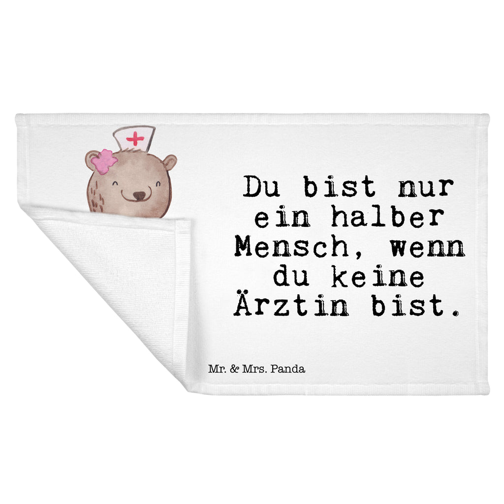 Gäste Handtuch Ärztin mit Herz Gästetuch, Reisehandtuch, Sport Handtuch, Frottier, Kinder Handtuch, Beruf, Ausbildung, Jubiläum, Abschied, Rente, Kollege, Kollegin, Geschenk, Schenken, Arbeitskollege, Mitarbeiter, Firma, Danke, Dankeschön, Ärztin, Hausärztin, Medizinerin, Doktorin, Medizinstudium, Doktortitel, Arztpraxis