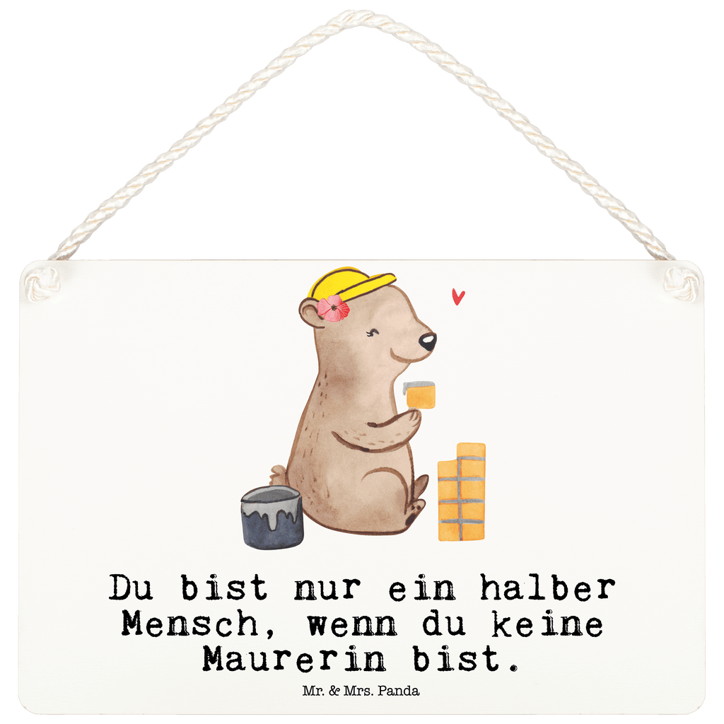 Deko Schild Maurerin mit Herz Dekoschild, Deko Schild, Schild, Tür Schild, Türschild, Holzschild, Wandschild, Wanddeko, Beruf, Ausbildung, Jubiläum, Abschied, Rente, Kollege, Kollegin, Geschenk, Schenken, Arbeitskollege, Mitarbeiter, Firma, Danke, Dankeschön, Maurerin, Maurermeisterin, Gesellenprüfung, Handwerkerin, Maurerbetrieb